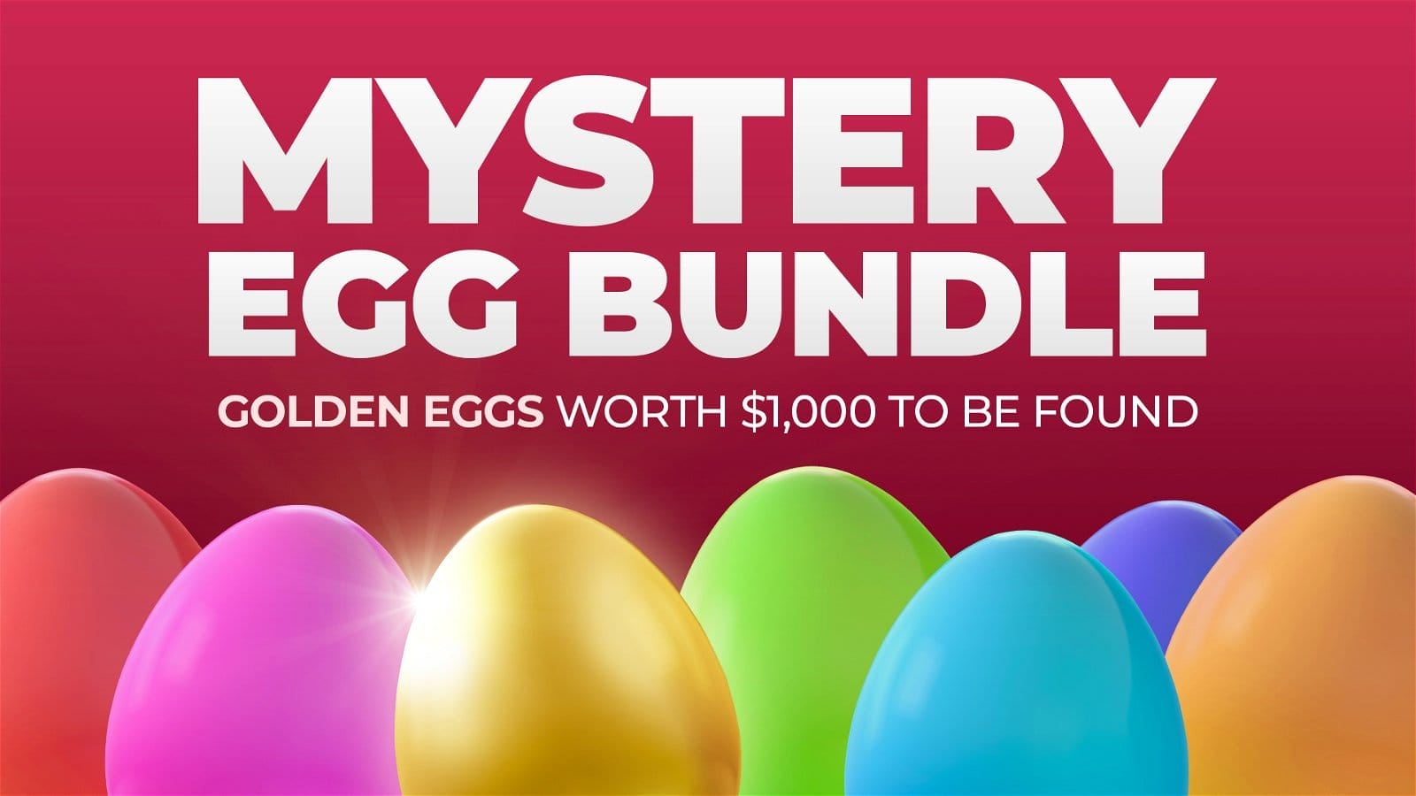 Mystery Egg Bundle: Golden Eggs worth \\$1,000 to be found!