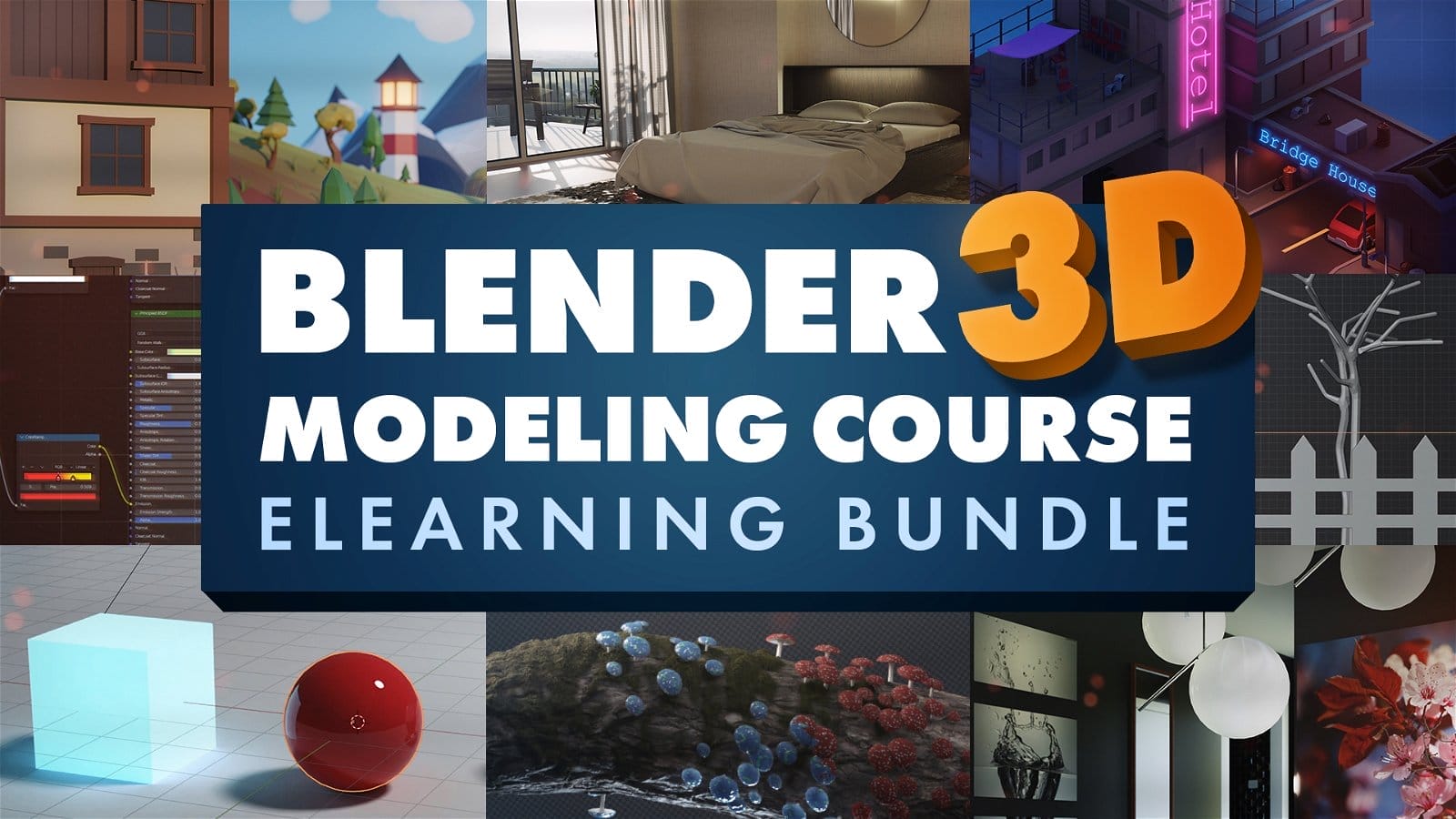 Blender 3D Modelling Course eLearning Bundle