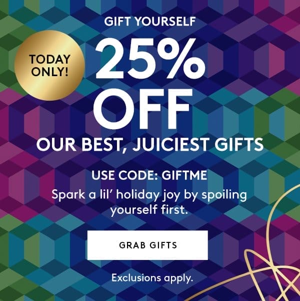 25% off with code GIFTME