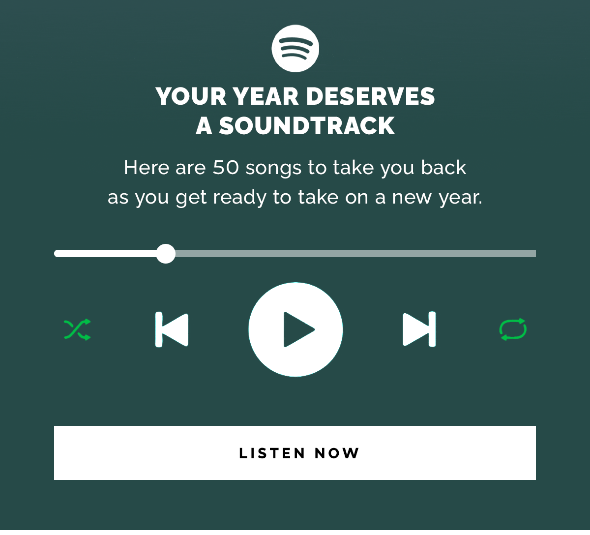 Your year deserves a soundtrack