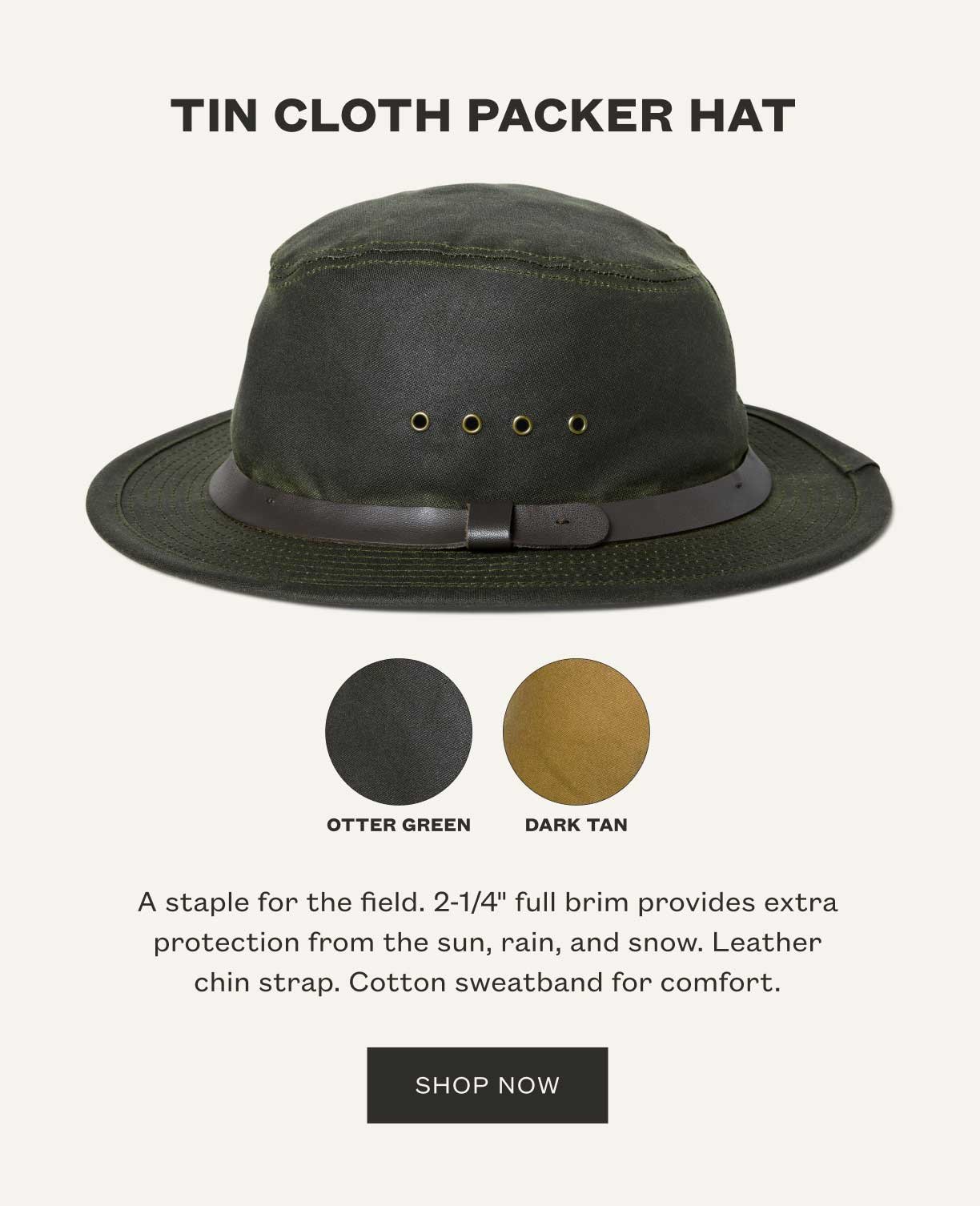 Tin Cloth Packer Hat