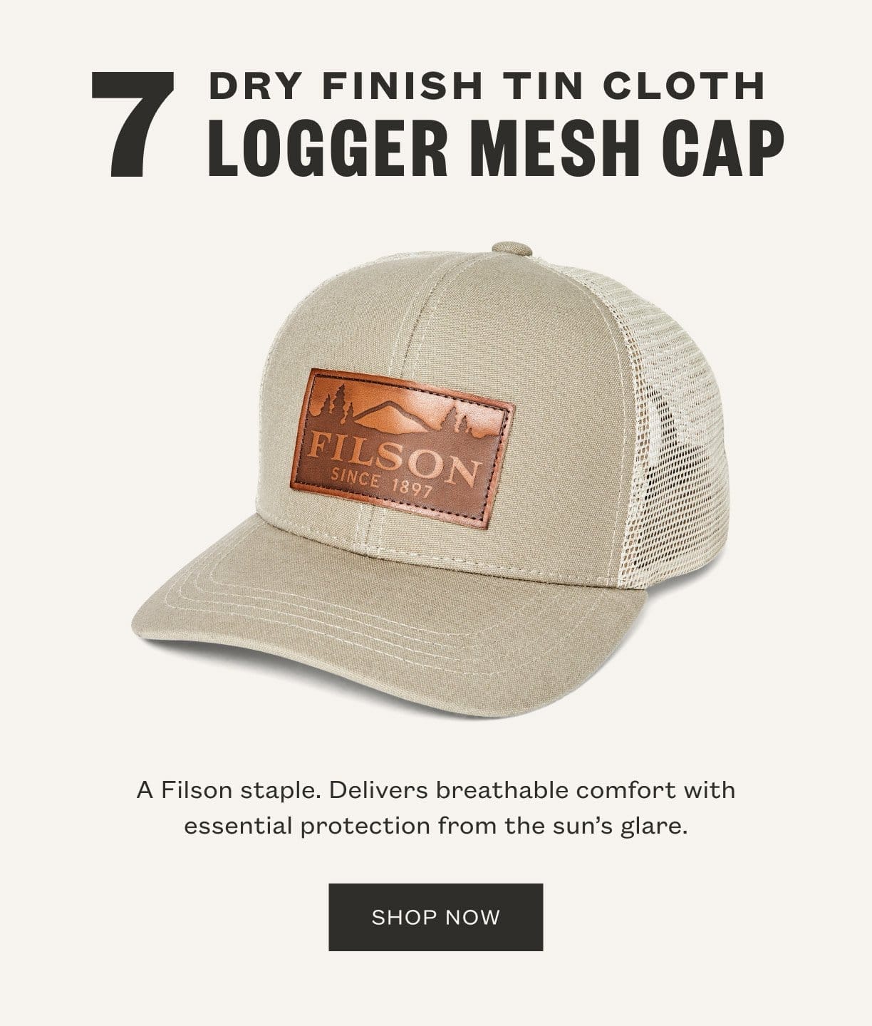 Dry Tin Logger Mesh Cap