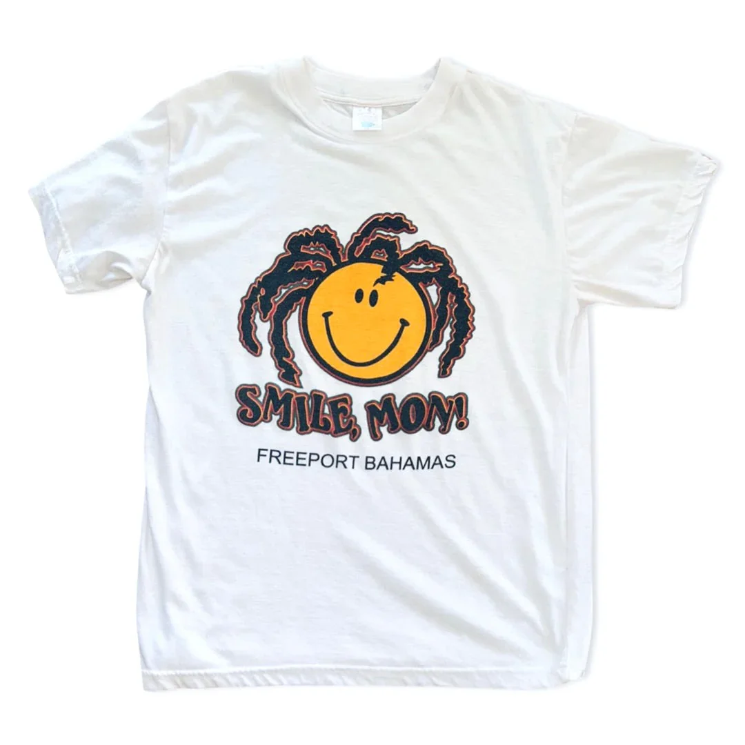 Image of Vintage 90s Bahamas Smile Mon Tee