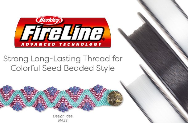 FireLine Beading Thead - Strong Long-Lasting Thread for Color Seed Beaded Style