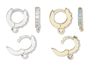 Hinged Hoop Earring Components