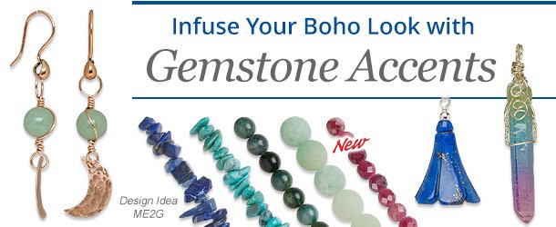 Infuse Your Boho Look with Gemstone Accents