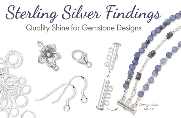 Sterling Silver Findings - Quality Shine for Gemstone Designs