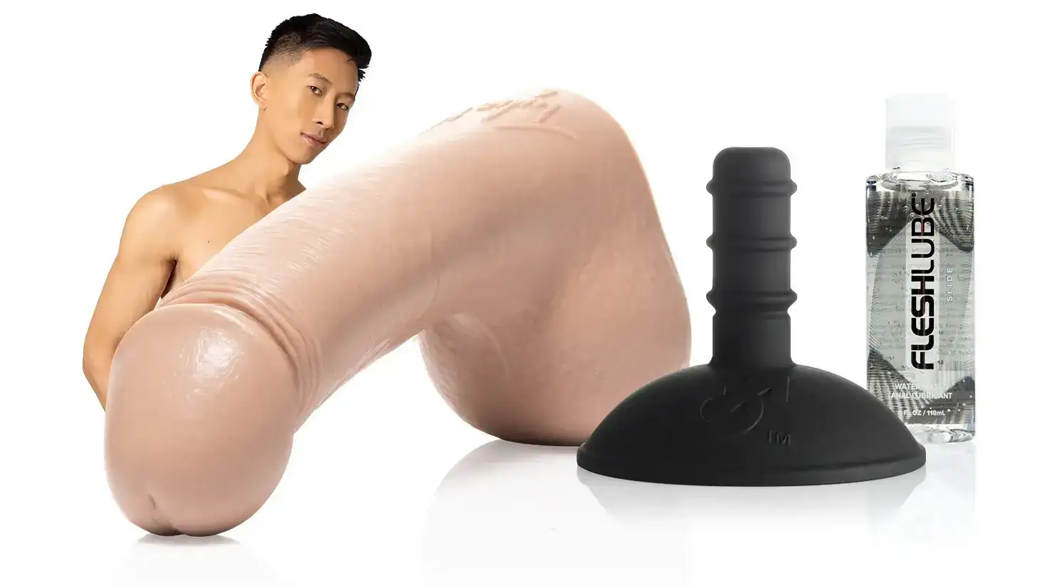 Image of Tyler Wu Dildo Pack With Fleshlube Slide