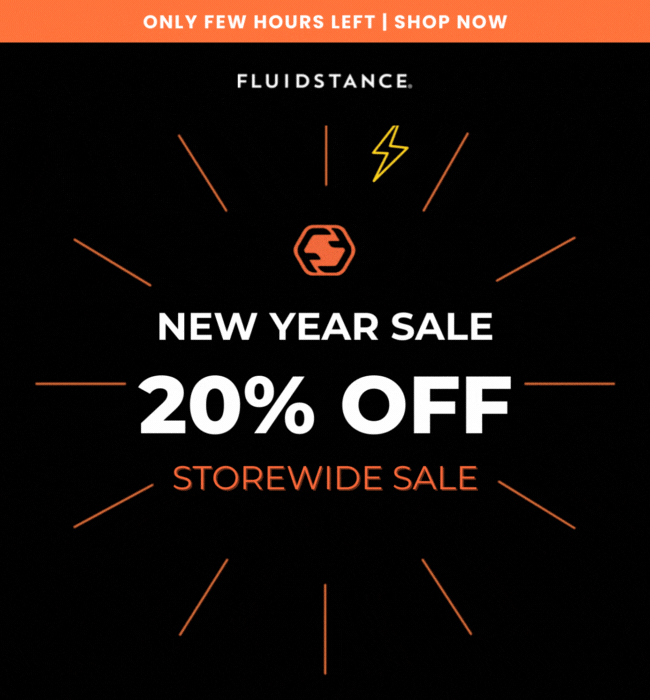 Only Few Hours Left... New Year Sale 20% Off Sitewide