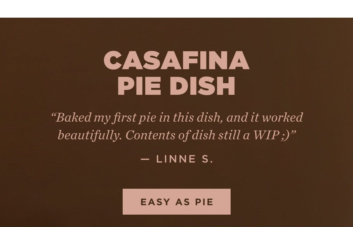Casafina Pie Dish