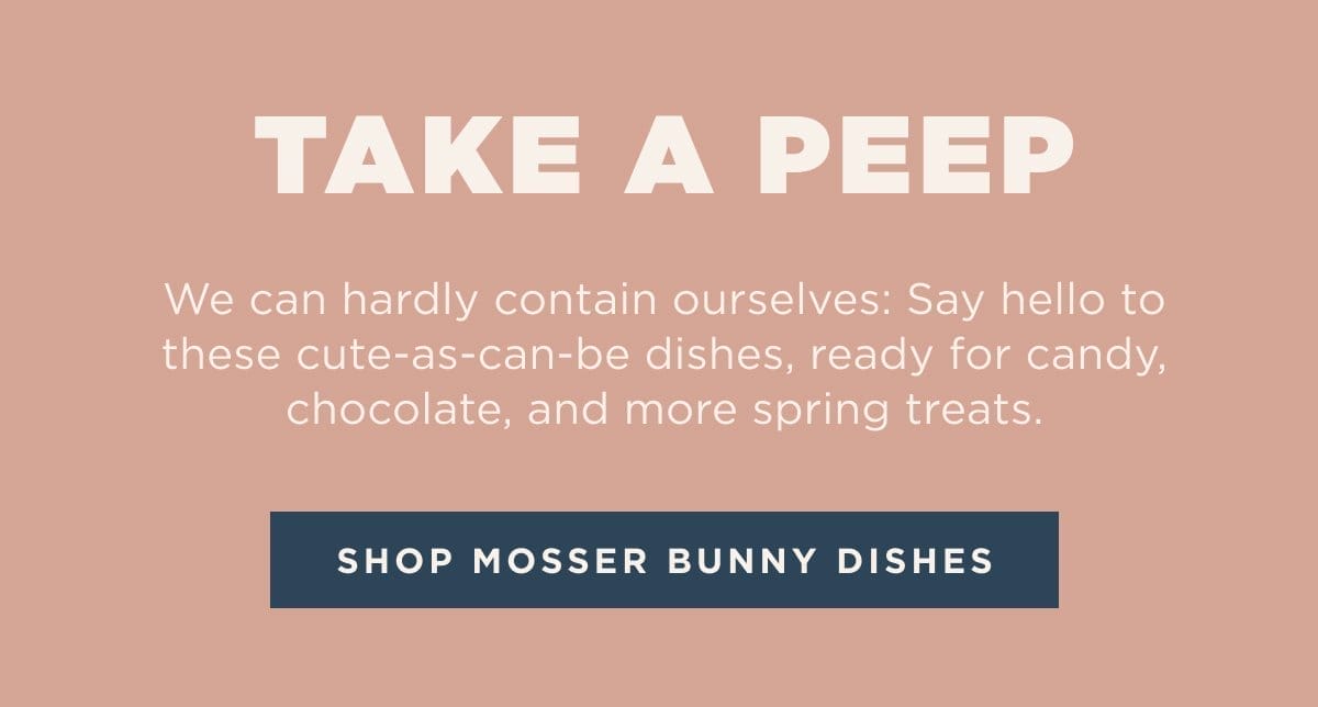 Shop Mosser Bunny DIshes