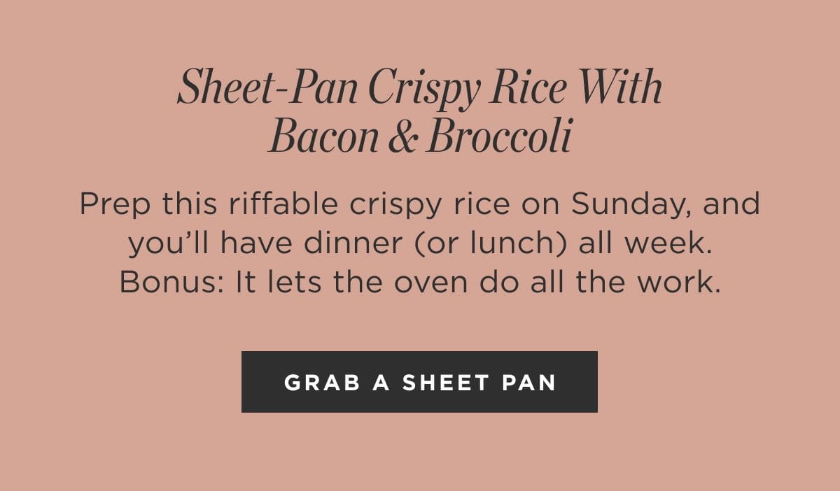 Grab a Sheet Pan