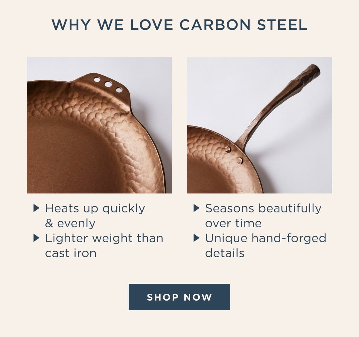 Why We Love Carbon Steel