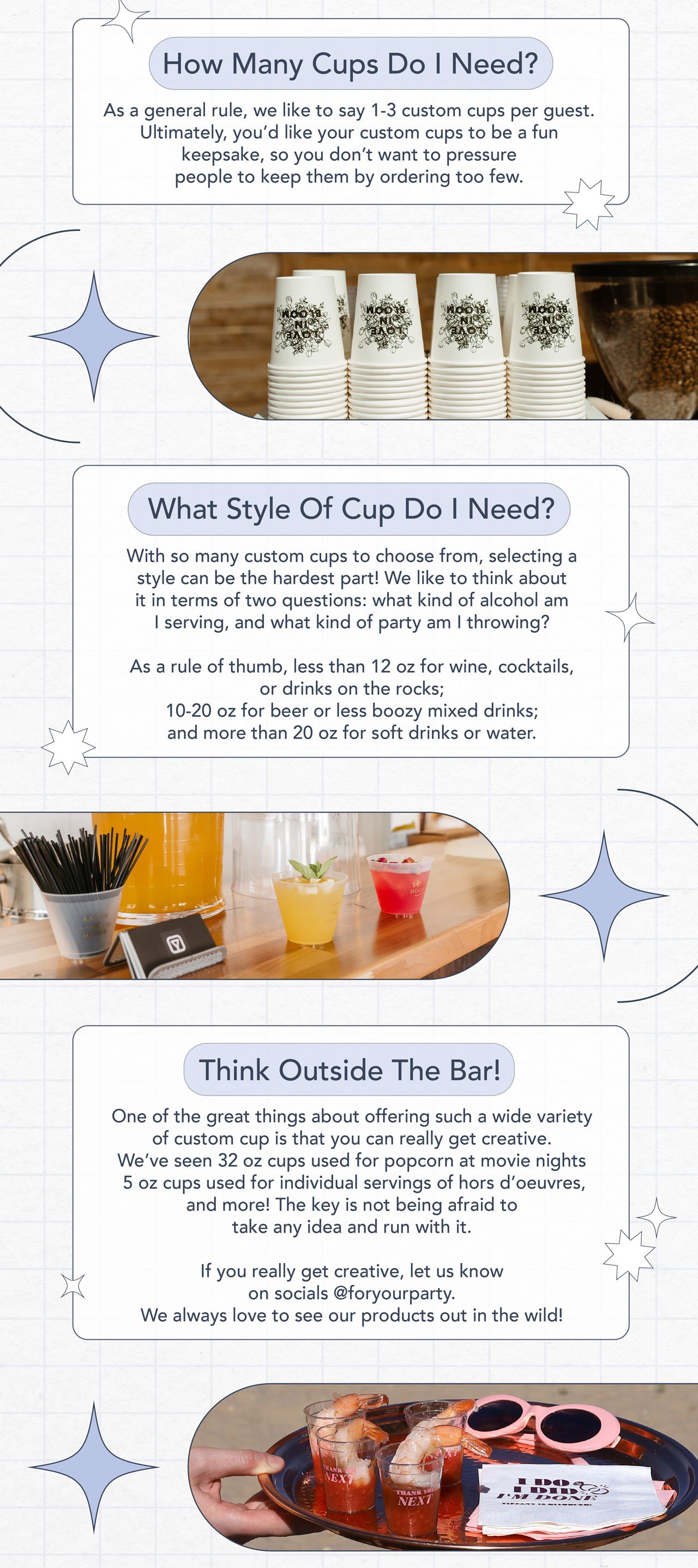 Cup Ordering Guide