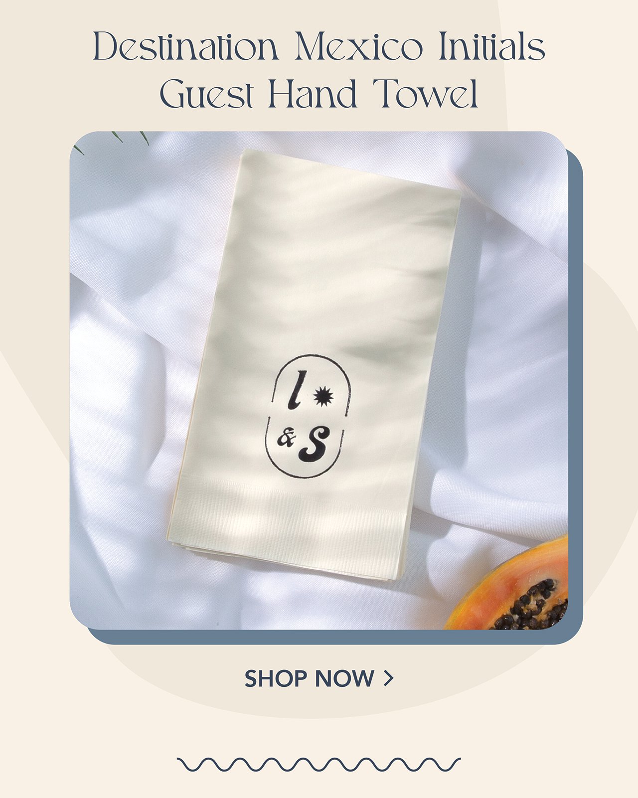 shop destination mexico guest hand towel