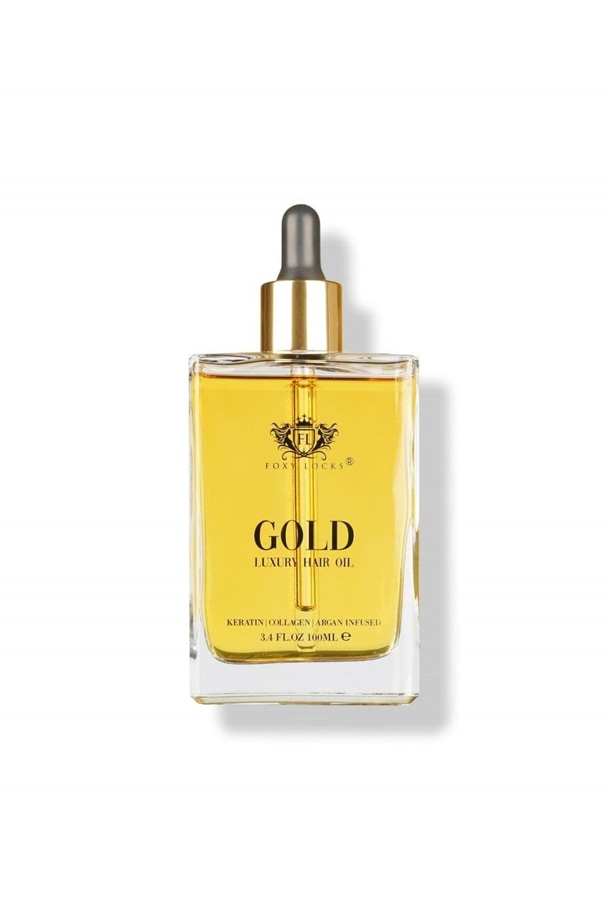 Image of Foxy Locks Luxury GOLD Hair Oil - infused with Argan oil | Collagen | Keratin