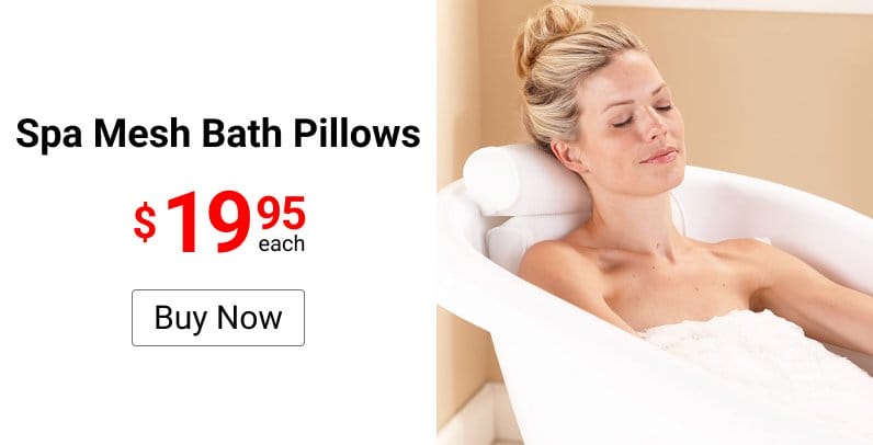 Spa Mesh Bath Pillows