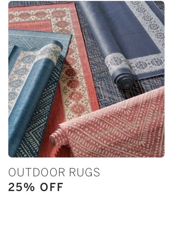 Outdoor Rugs 25% Off*