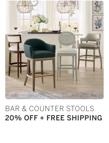 Bar & Counter Stools 20% Off + Free Shipping*
