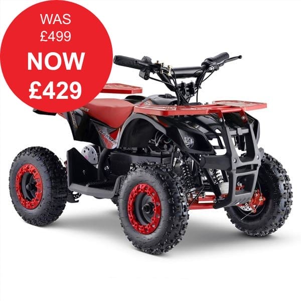 FunBikes Ranger 1000w Red Kids Electric Mini Quad Bike V2