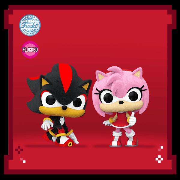 SHADOW AND AMY (FLOCKED)