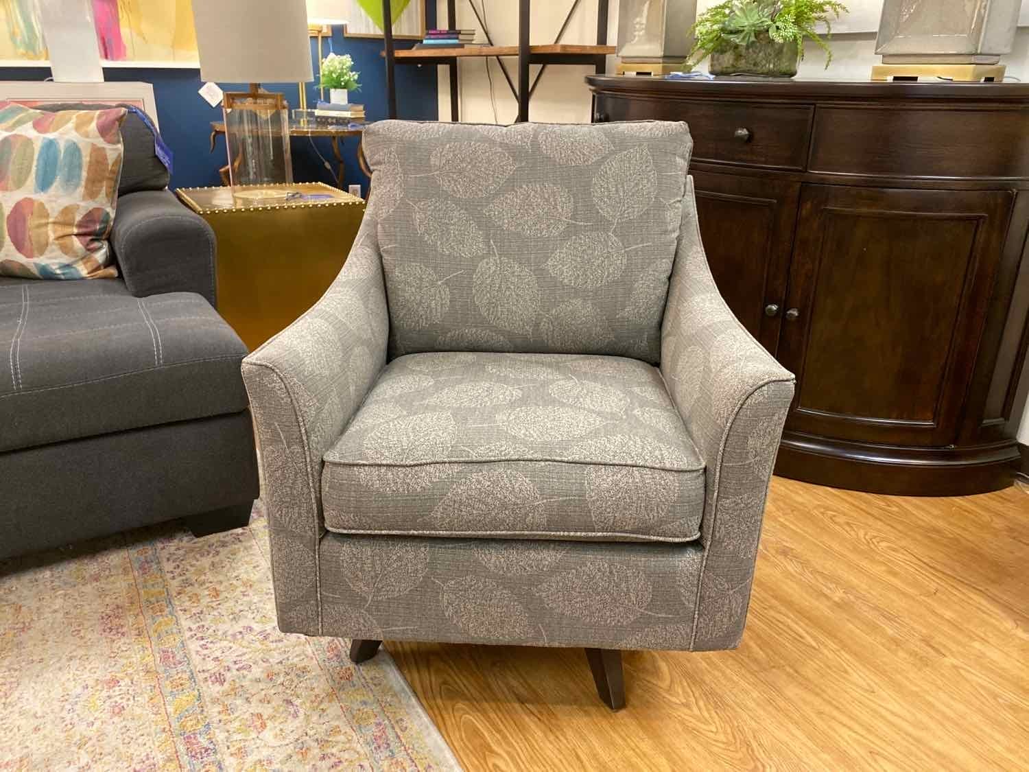  La-Z-Boy Grey Swivel Chair 