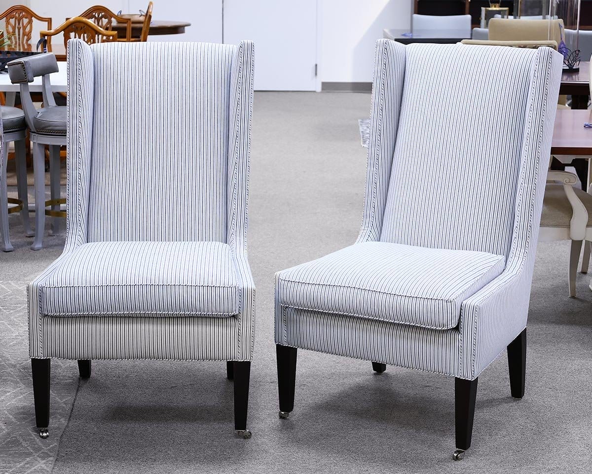 Pair of Serena and Lily Host & Hostess Dining Chairs