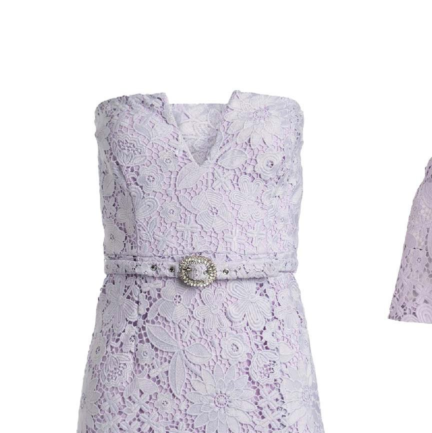 Milette Lace Dress - Lilac >> Shop Now