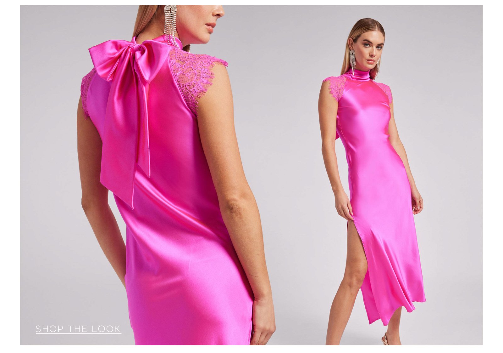 Brianna Halter Maxi Dress - Hot Pink >> Shop Now