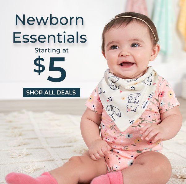 Newborn Essentials Starting at \\$5