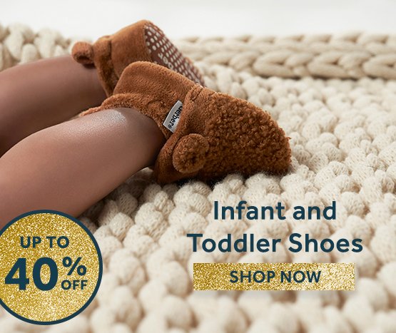 Infant & Toddler Shoes up to 40% off