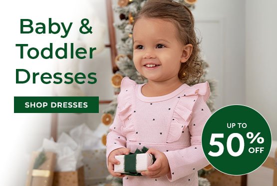 Baby and Toddler Dresses up to 50% OFF