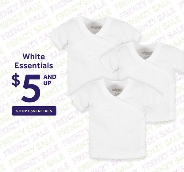 White Essentials Starting at \\$5