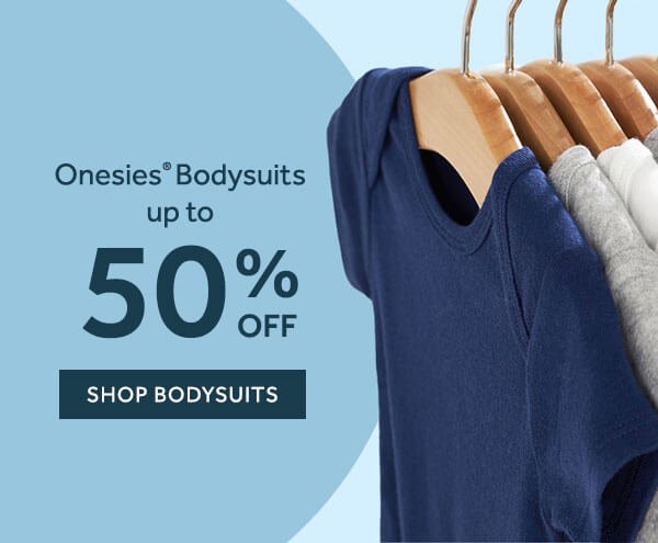 Onesies® Bodysuits up to 50% off