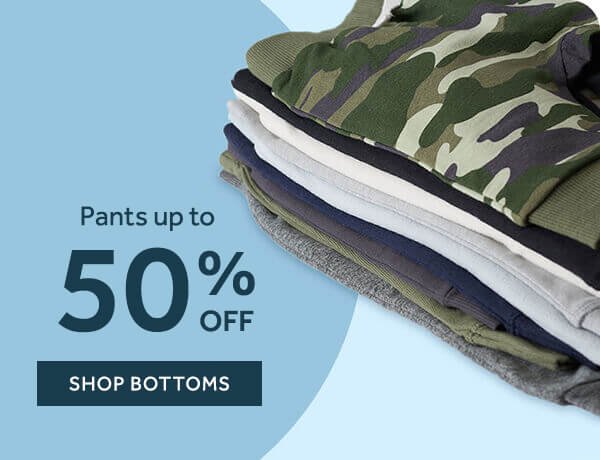 Pants up to 50% off