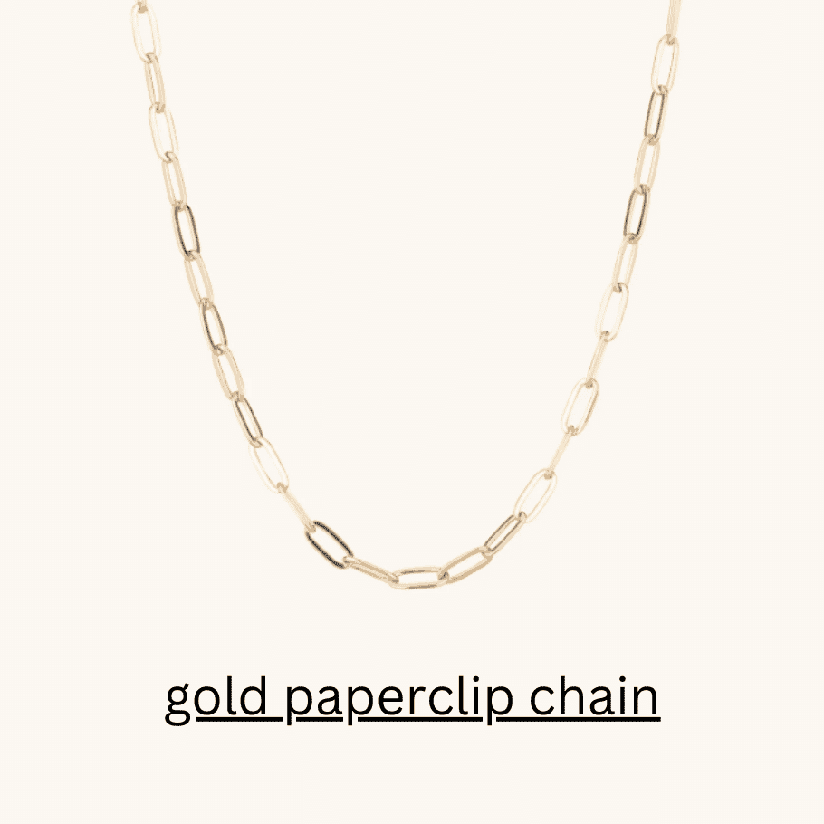 SHOP GOLD PAPERCLIP CHAIN