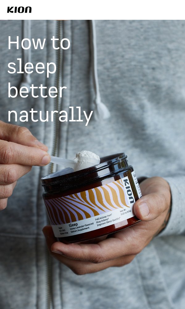 How to sleep better naturally