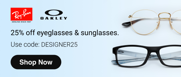 25% OFF Rayban&Oakley >