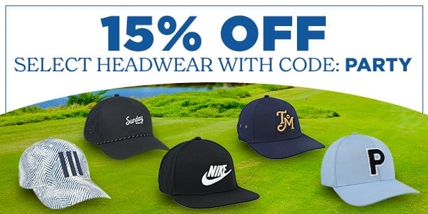 15% Off Select Headwear with code: PARTY