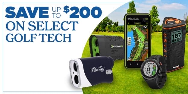 Save up to \\$200 on Select Models of Golf Tech