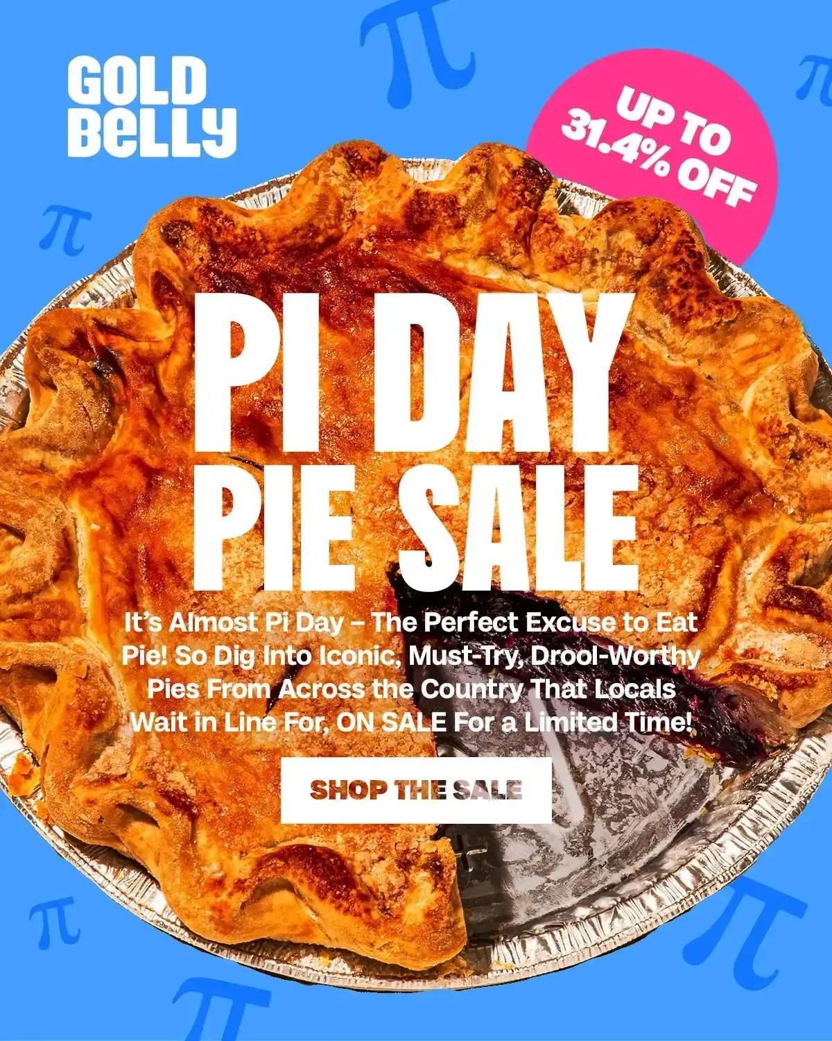 Pi Day Pie Sale