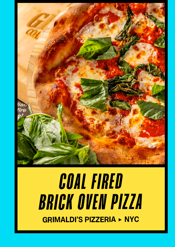 Coal Fired Brick Oven Pizza