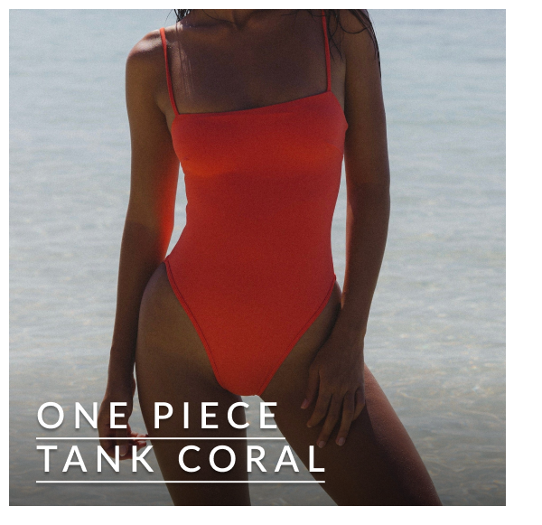 One Piece Tank Coral
