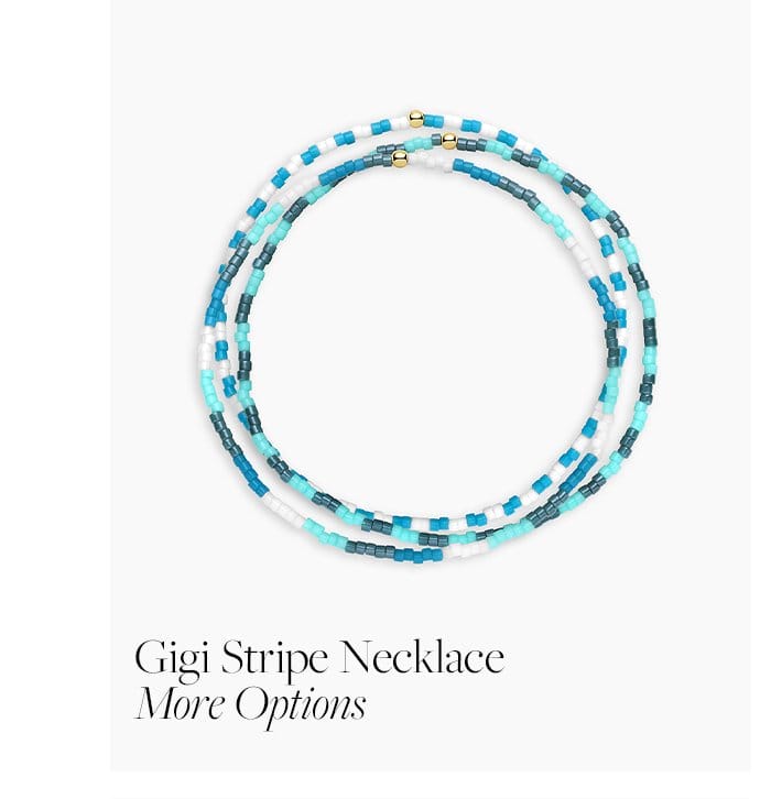 Gigi stripe necklace