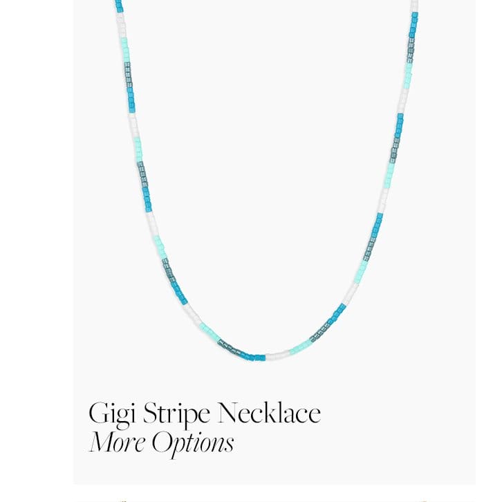 Gigi stripe necklace