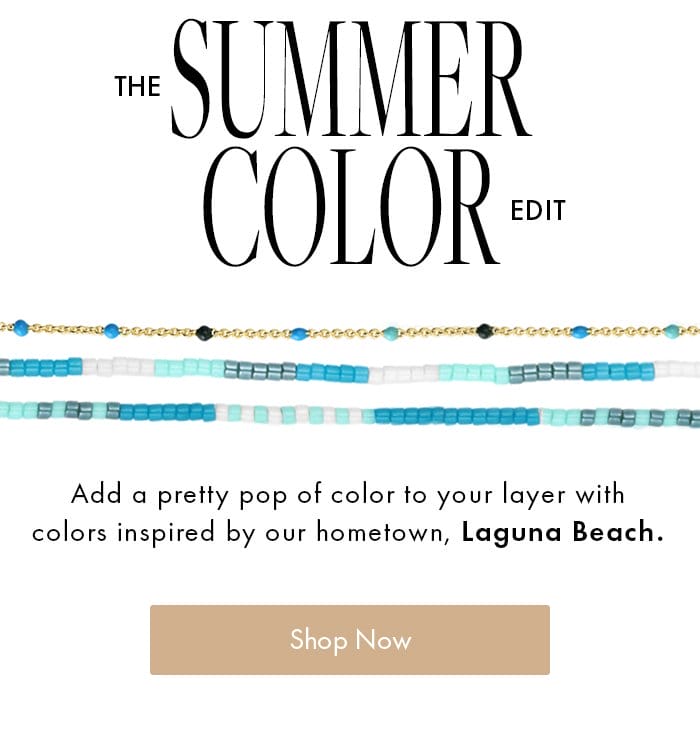 The summer color edit