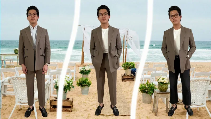 Abercrombie's \\$300 Linen Suit Is Going to Dominate Wedding Season