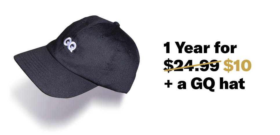 Secure your copy for \\$15 plus a GQ hat.