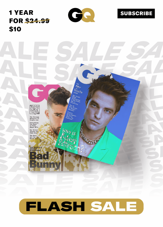 1 year for \\$10. GQ. Subscribe. Flash Sale. 1 year for \\$10, plus a GQ hat.