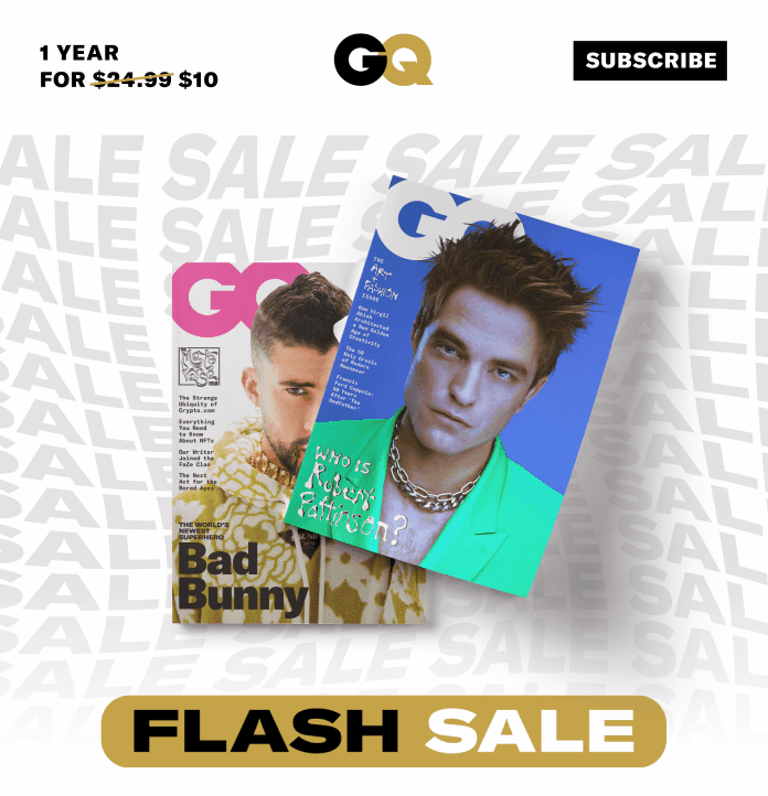 1 year for \\$10. GQ. Subscribe. Flash Sale. 1 year for \\$10, plus a GQ hat.